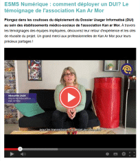 Exemple de Une de la lettre d'info
